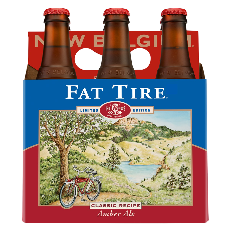 New Belgium Fat Tire Classic Recipe 6pk 12oz Btl