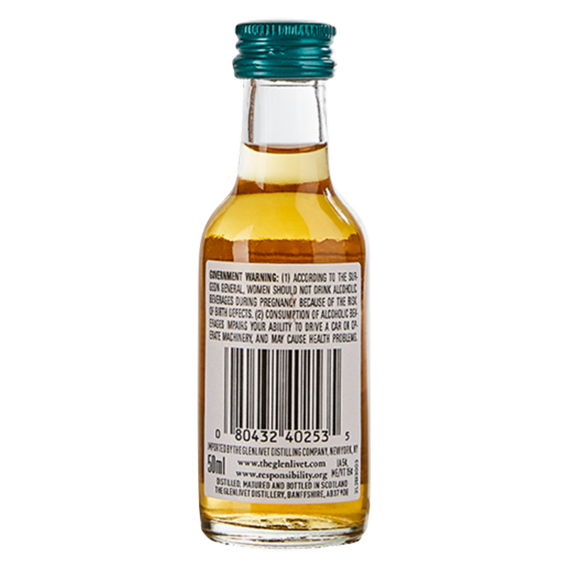 The Glenlivet 12YR Single Malt Scotch 50ml