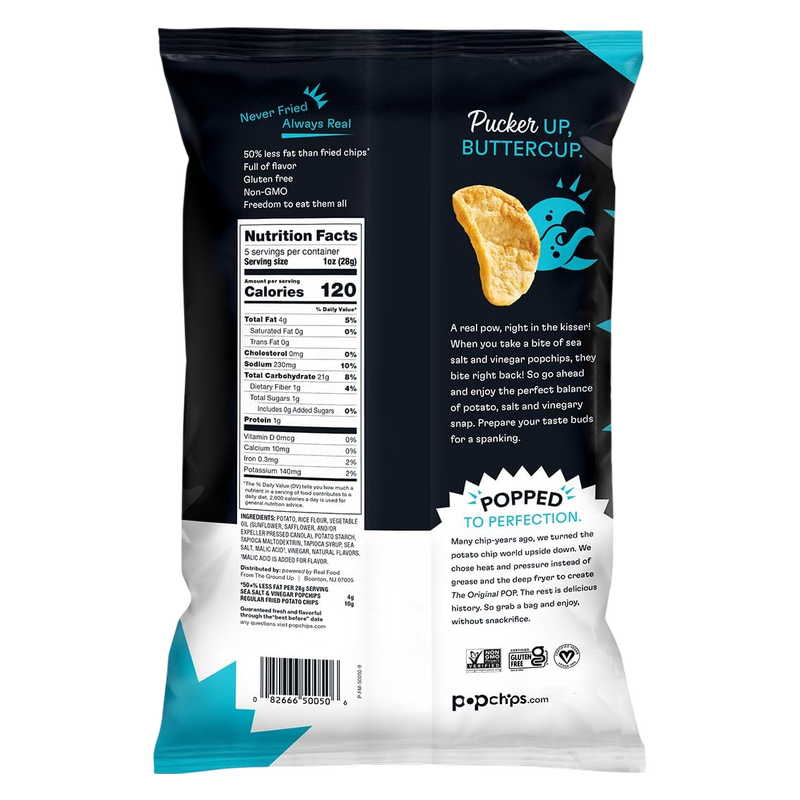 Popchips Sea Salt & Vinegar 5oz