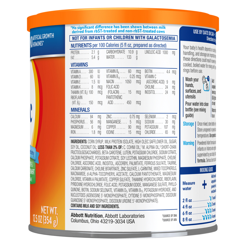 Similac Sensitive Baby Powder Formula 12.5oz