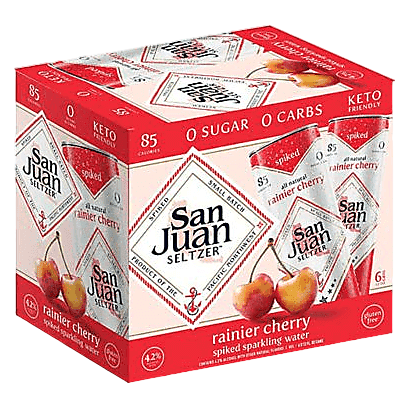 San Juan Hard Seltzer Rainier Cherry 6pk 12oz Can