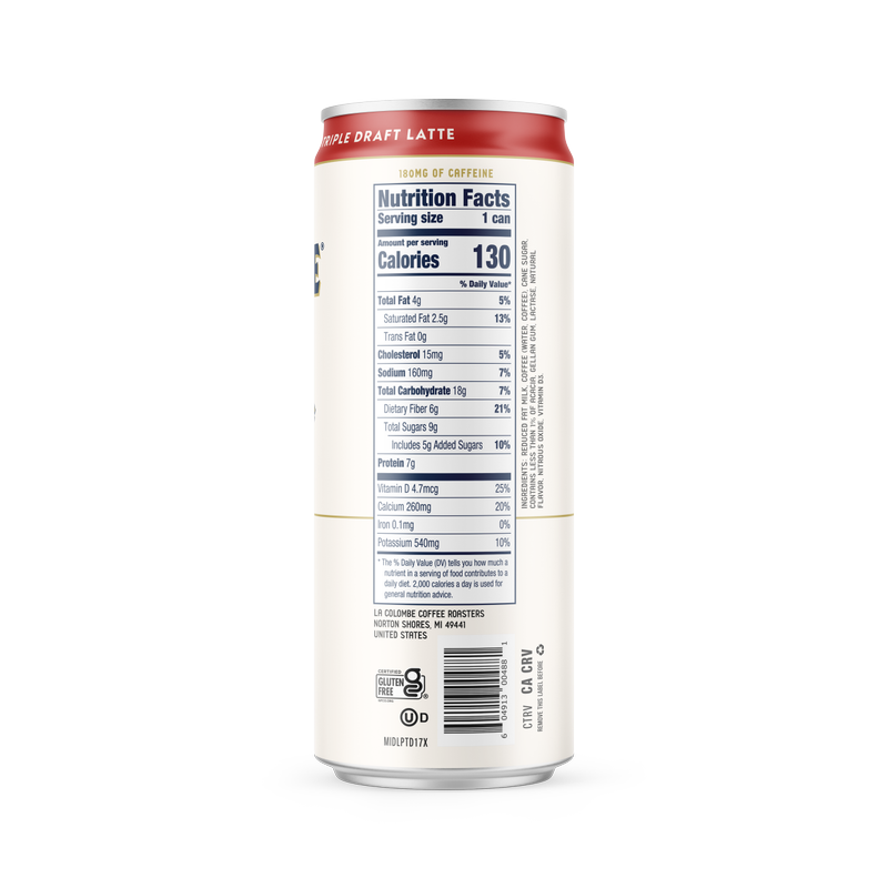 La Colombe Triple Draft Latte 11oz Can
