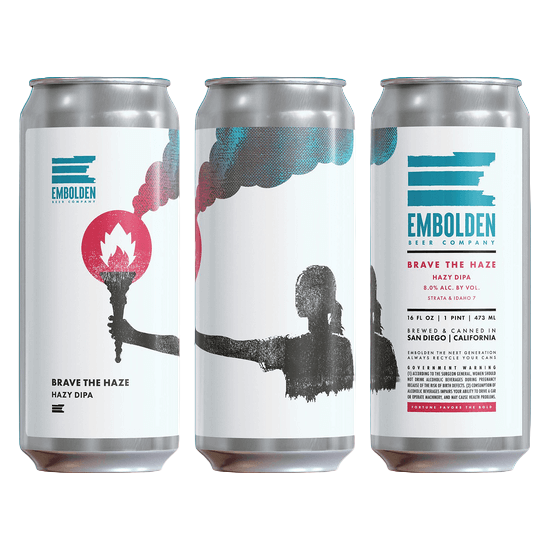 Embolden Beer Co. Brave the Haze Double IPA (4PKC 16 OZ)