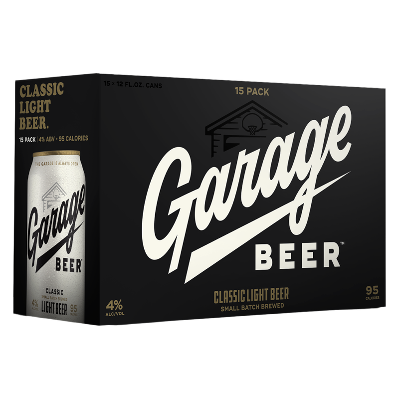 Garage Beer Classic Light Beer 15pk 12oz 4% ABV