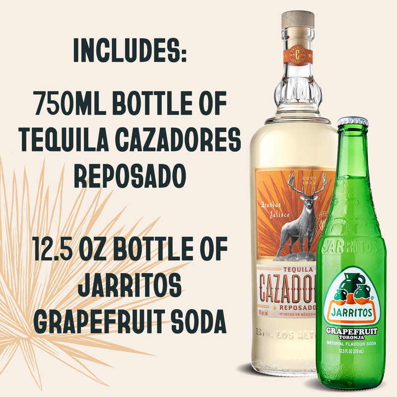 Cazadores Reposado Tequila Gift Set 750ml (80 Proof)