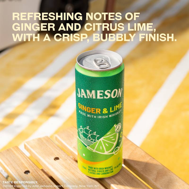 Jameson Ginger & Lime Cocktail 4pk 12oz Cans 6% ABV