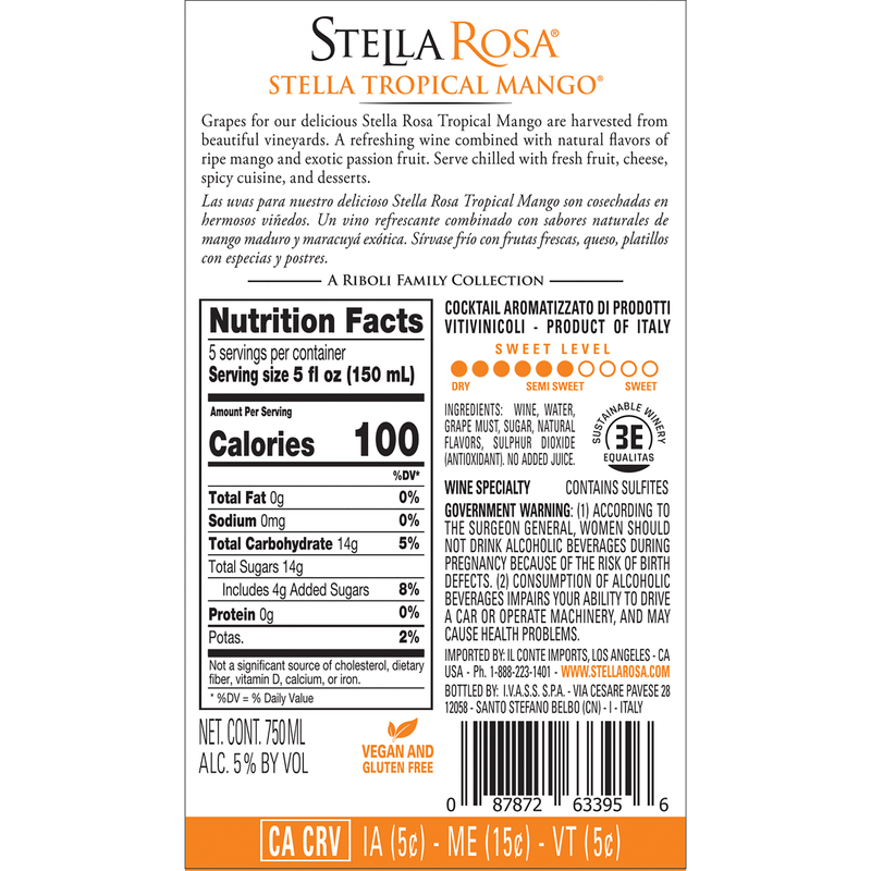 Stella Rosa Tropical Mango 750ml