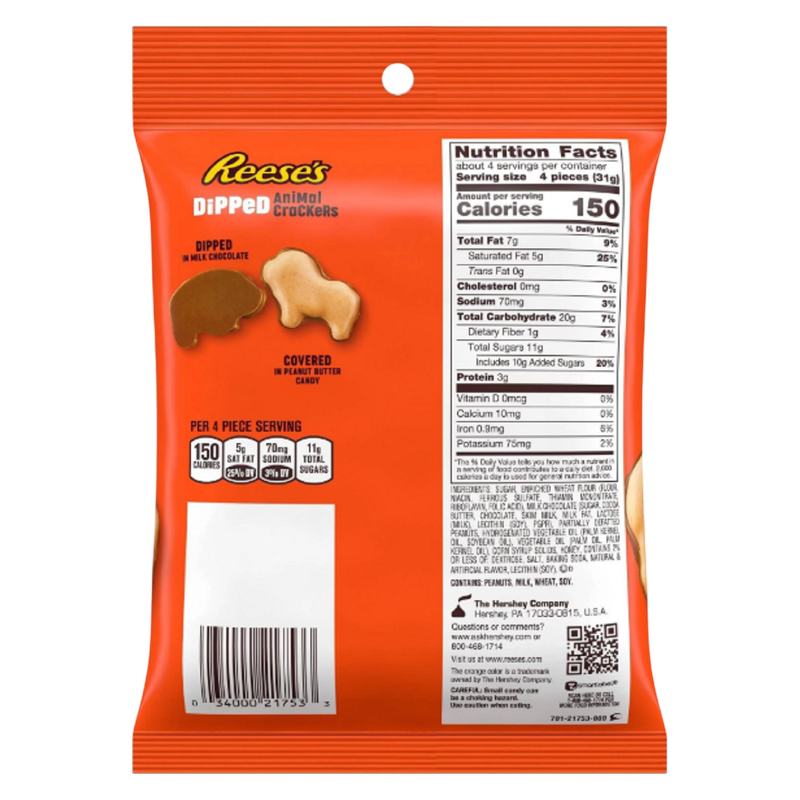 Reese's Dipped Animal Crackers, 4.25oz