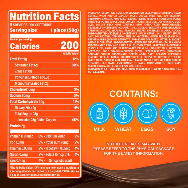Marinela Gansito Chocolatey Filled Snack Cake, 8 packs, 14.08 oz
