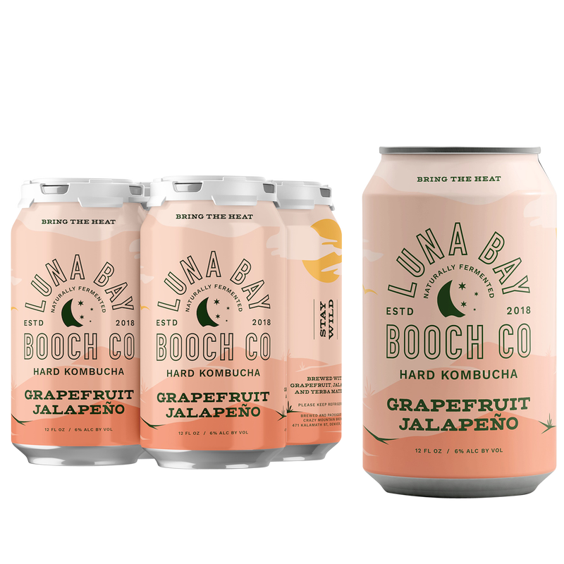 Luna Bay Grapefruit Jalapeno 4pk 12oz 6% ABV
