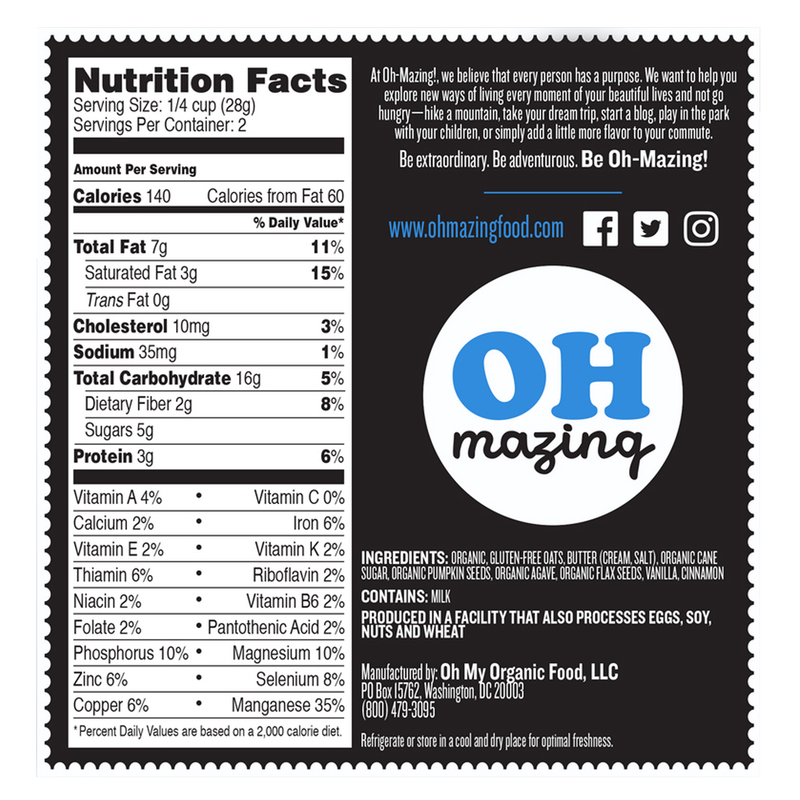 Oh-Mazing Granola Snack Original Recipe 2oz