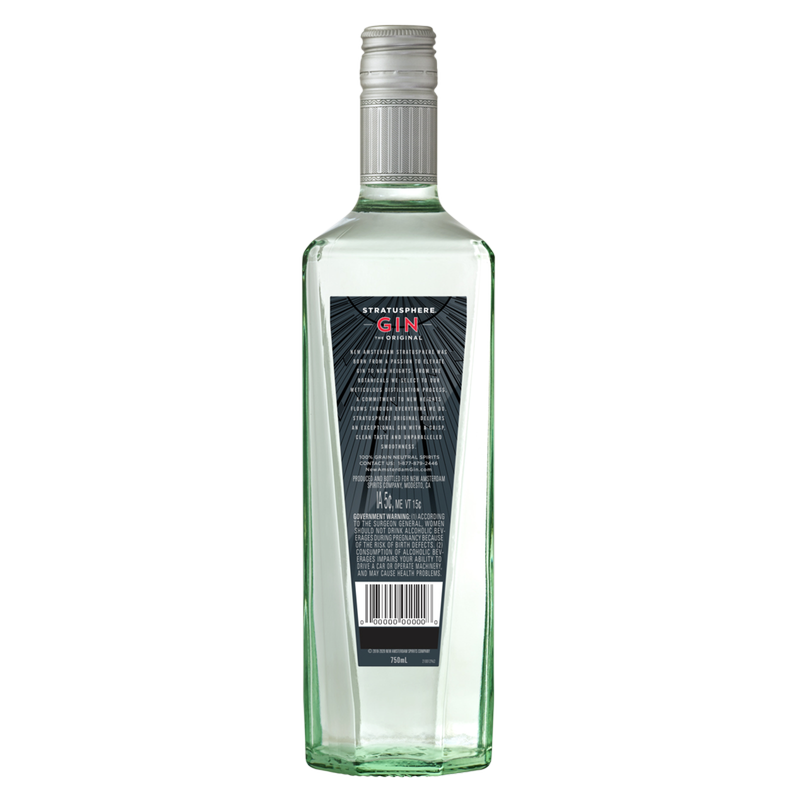 New Amsterdam Stratusphere Gin 750ml (80 Proof)