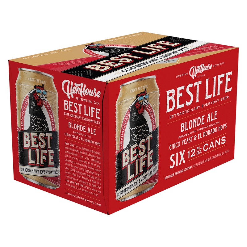 HENHOUSE BEST LIFE BLONDE 6PKC (6PKC 12 OZ)