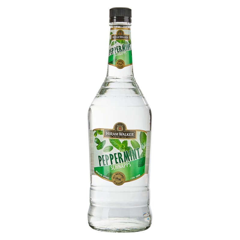 Hiram Walker Peppermint Schnapps 1L (60 proof)
