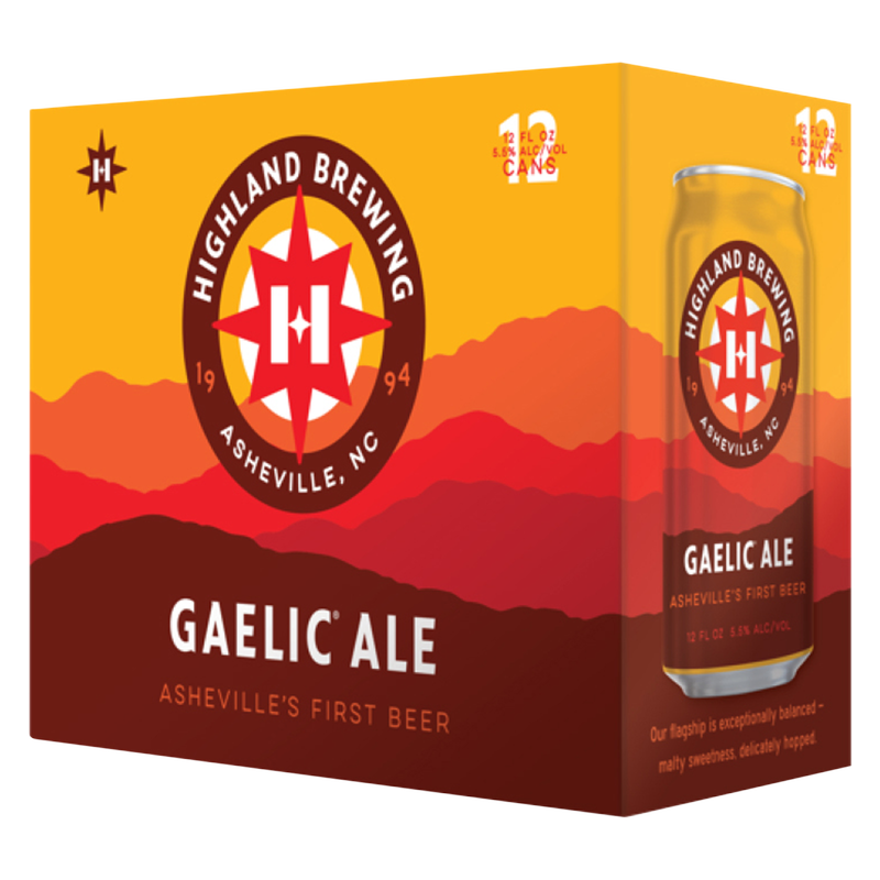 Highland Gaelic Ale 12pk 12oz Can 5.6% ABV