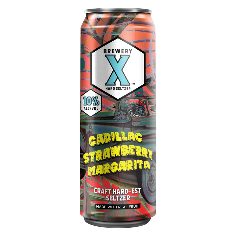 Brewery X Cadillac Strawberry Margarita (19.2 OZ CAN)
