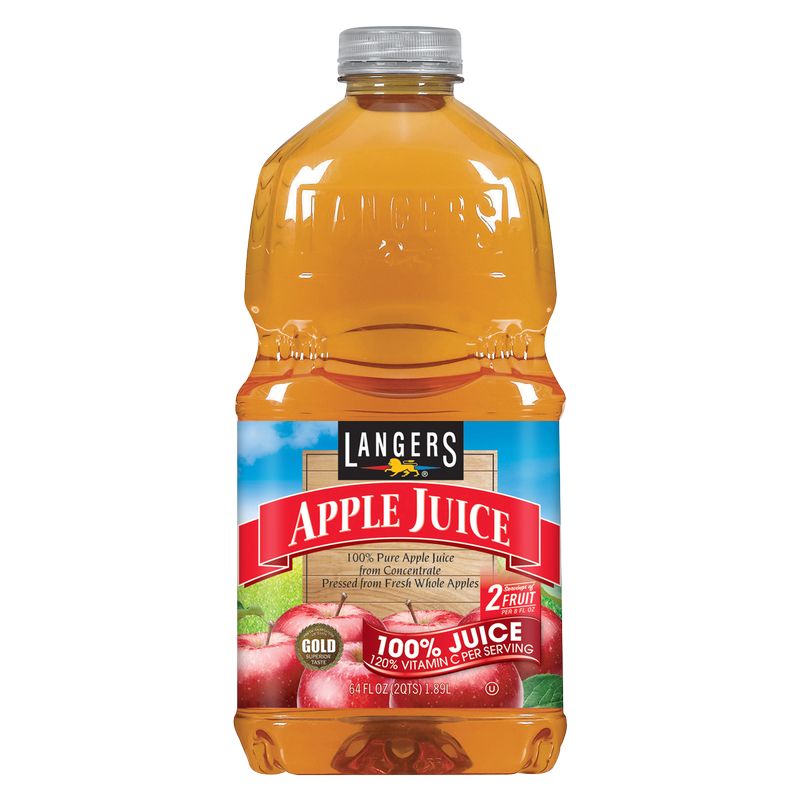 Langers Apple Juice 64oz Btl