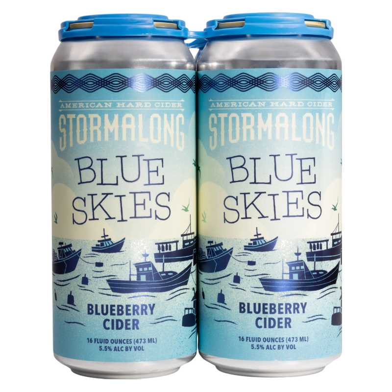 Stormalong Blue Skies 4pk 16oz Can