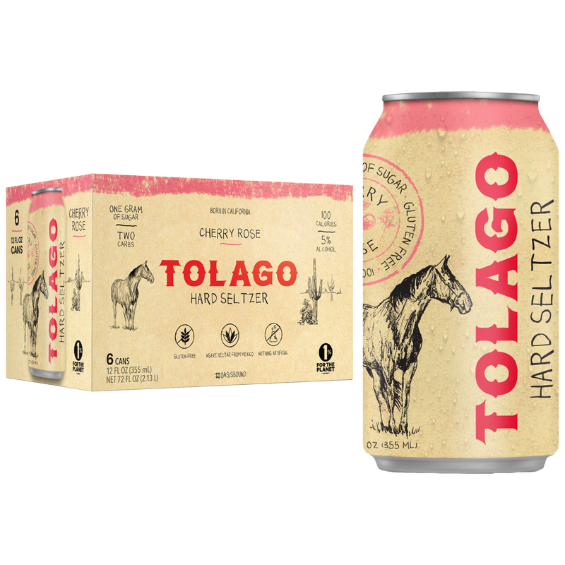 Tolago Cherry Rose Hard Seltzer 6pk 12oz Can 5.0% ABV