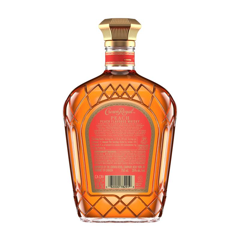 Crown Royal Peach Whisky 750ml (70 Proof)
