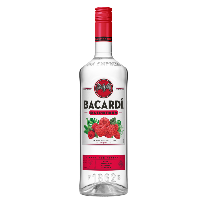 Bacardi Raspberry Rum 1L (70 Proof)