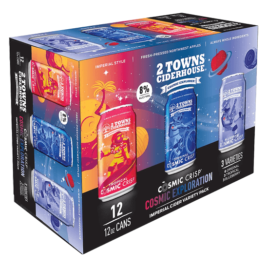 2 Towns Cosmic Exporlation 12pk 12oz Can Varied ABV