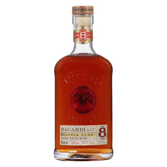 Bacardi Rum Gold Reserva Ocho 750 Ml