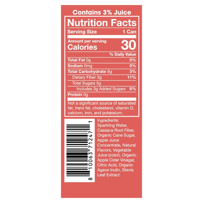 Poppi Prebiotic Shirley Temple 12oz Can