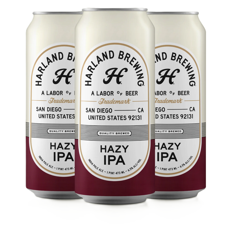 Harland Brewing Hazy IPA 4pk 16oz Can