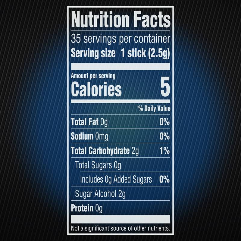 5 GUM Peppermint Cobalt Sugar Free Chewing Gum, Five Gum 35 Stick Pack