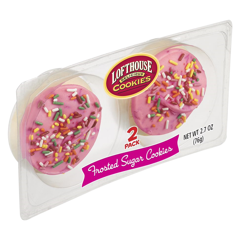Lofthouse Frosted Sugar Cookies 2-pack 2.7oz
