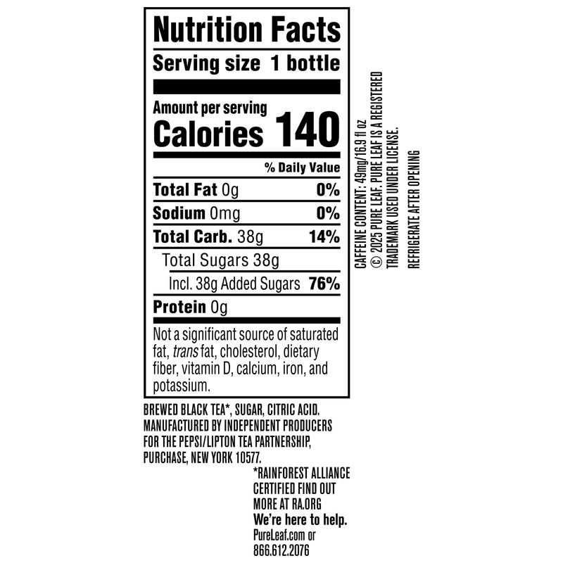 Pure Leaf Sweet Tea 16.9oz Bottle