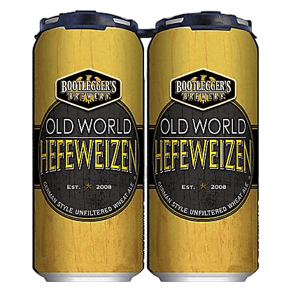 Bootlegger's Brewery Old World Hefeweizen 4pk 16oz Can
