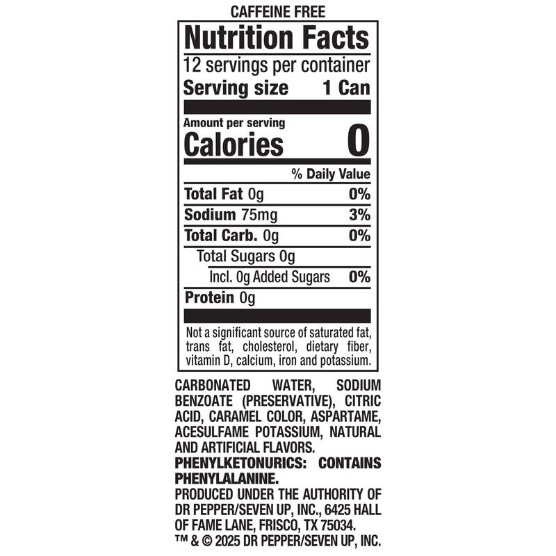 A&W Zero Sugar Ice Cream Sundae Soda 12pk 12oz Can