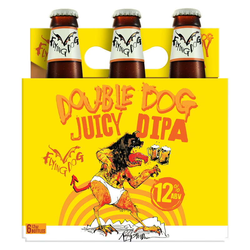 Flying Dog Double Dog Juicy IPA 6pk 12oz Bottle 12% ABV