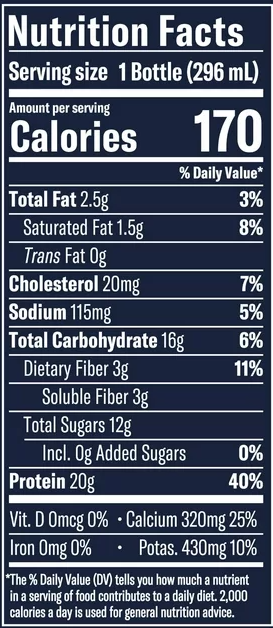 Chobani 20g Protein Strawberries and Cream Yogurt Drink - 10oz