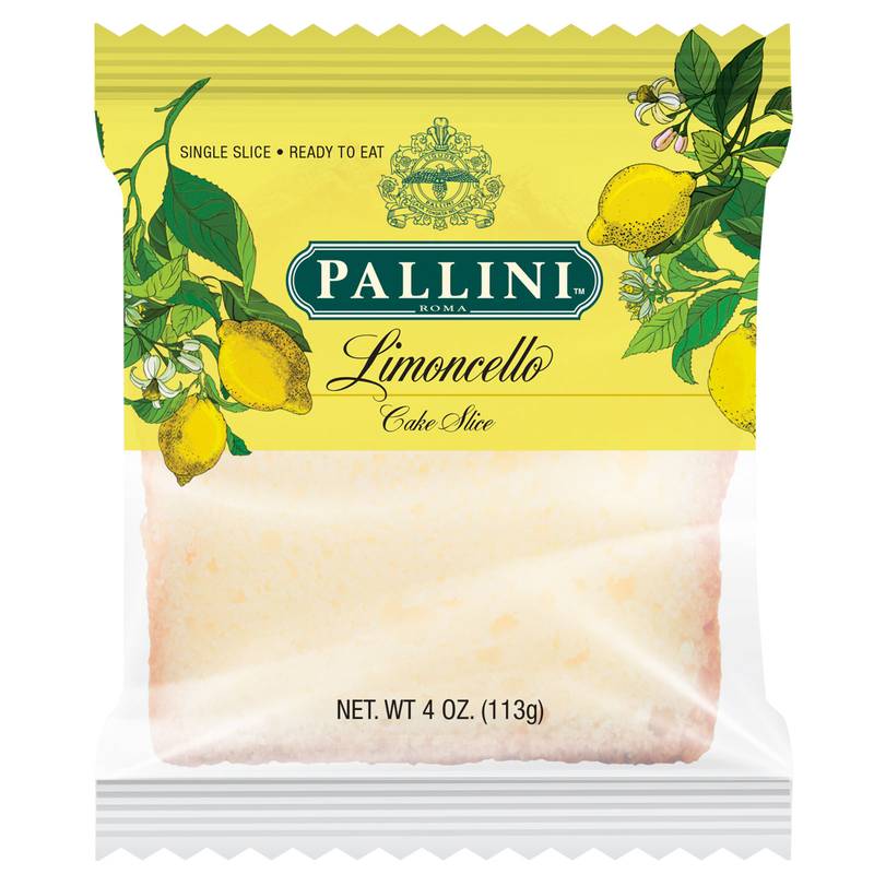 Pallini Limoncello Cake Slice 4oz
