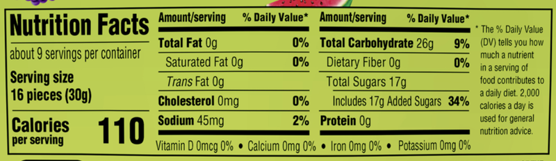 Mike & Ike Mega Mix Sour 10oz