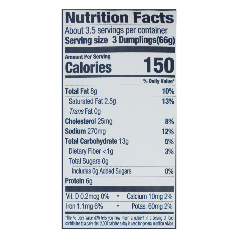 Laoban Dumplings Pork & Chive Frozen Dumplings 8oz