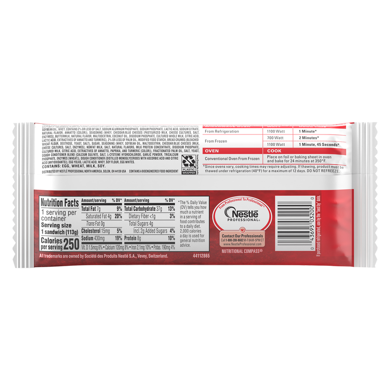 Hot Pockets Ham & Cheese Singles 8oz