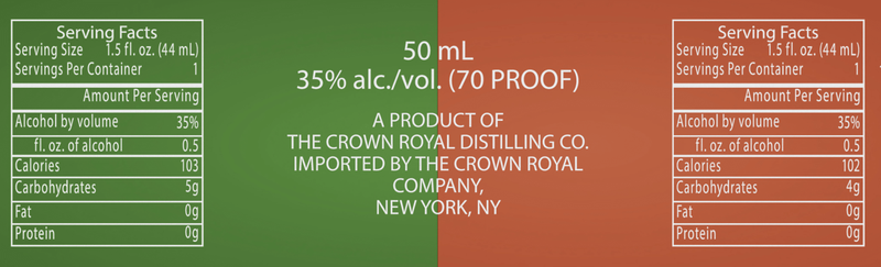 Crown Royal Regal Apple & Peach Flavored Whisky 50ml 10pk