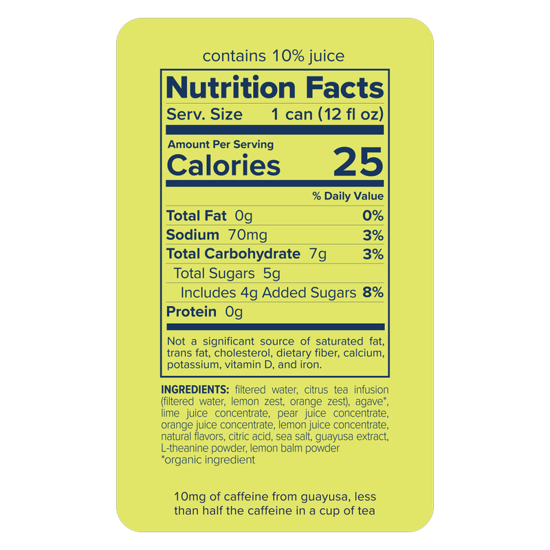 Recess Lime Margarita Mocktail 4pk 12oz Can