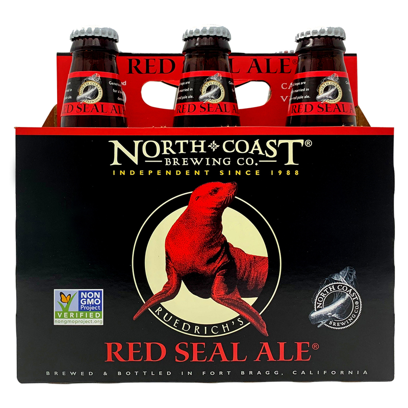 North Coast Brewing Red Seal Ale 6pk 12oz Btl
