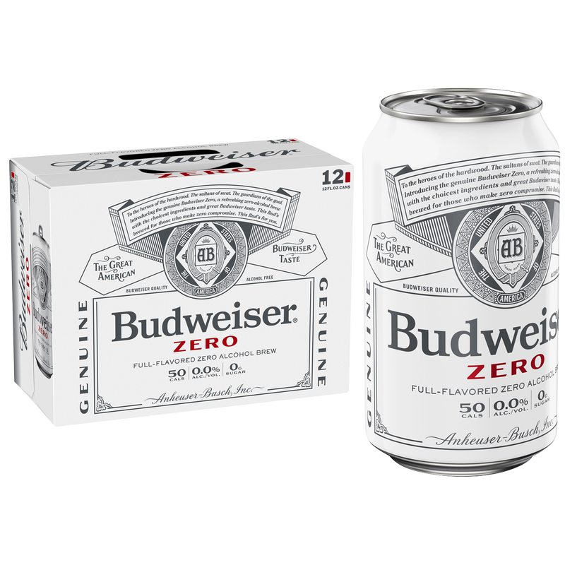 Budweiser Zero 12pk 12oz Can 0.0% ABV