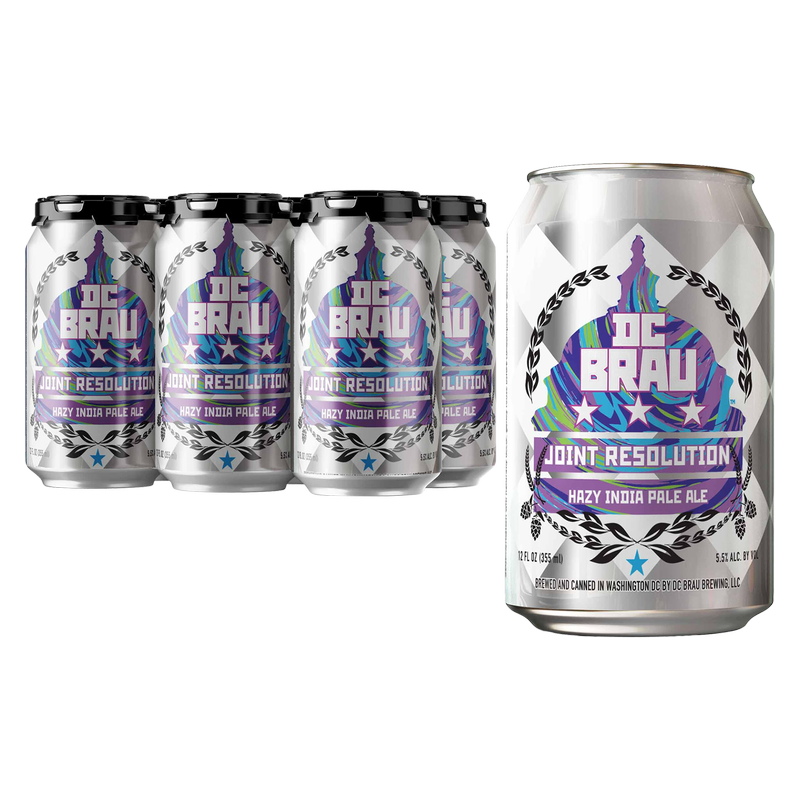 DC Brau Joint Resolution Hazy IPA 6pk 12oz Can 5.5% ABV