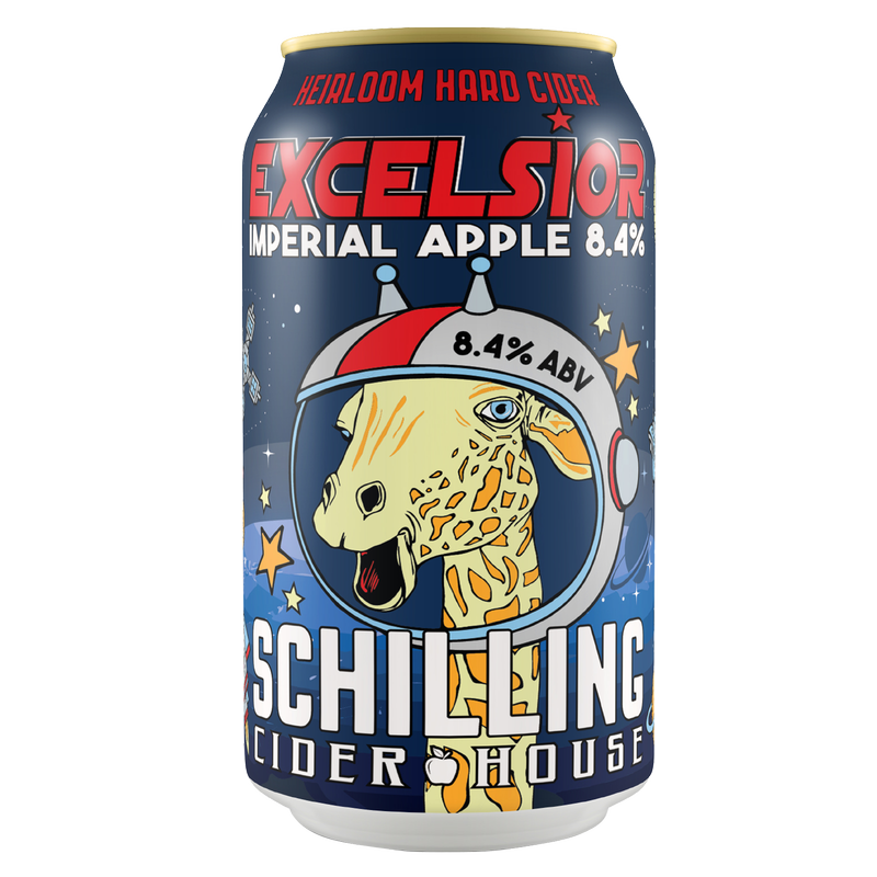 Schilling Cider Excelsior Imperial Apple 6pk 12oz Can 8.4% ABV