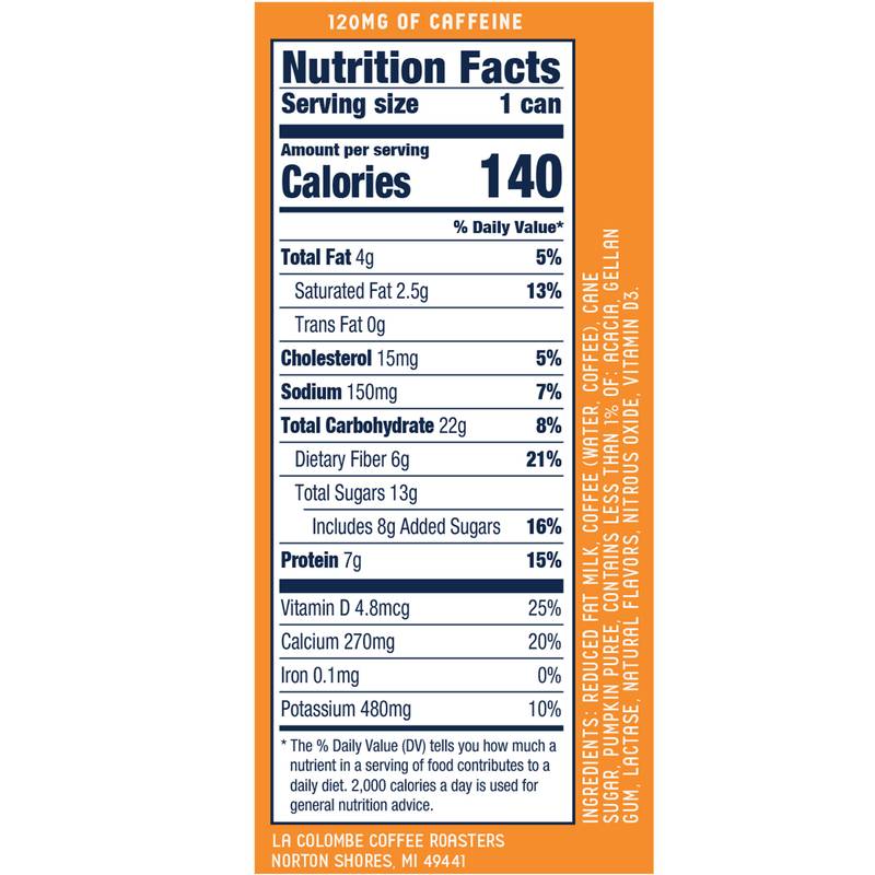 La Colombe Pumpkin Spice Draft Latte 11oz Can