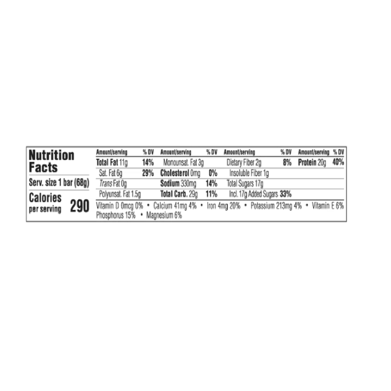 Clif Builders Chocolate Peanut Butter Protein Bar 2.4oz