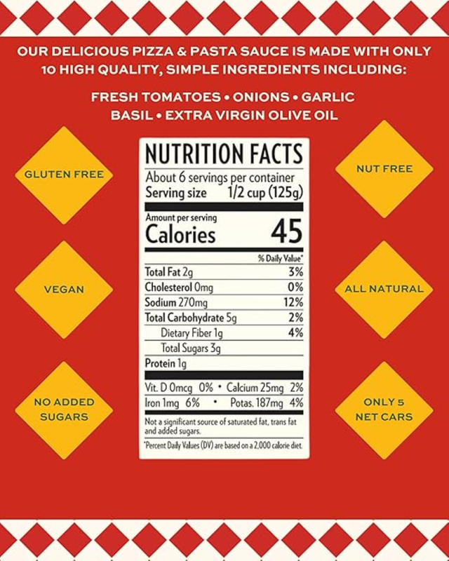 Rubirosa Marinara Sauce, 25 oz