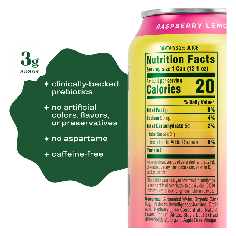 Bloom Pop Raspberry Lemonade 12oz Can